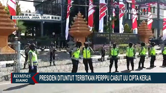 Presiden Dituntut Bikin Perppu Cabut UU Cipta Kerja
