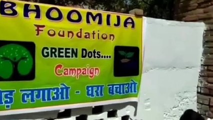 भूमिका फाउंडेशन के द्वारा पौधारोपण का किया गया आयोजन