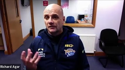 Leeds Rhinos head coach Richard Agar on Covid scare