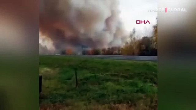 Rusya'da askeri mühimmat deposu patladı