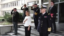 La nouvelle ministre de la Défense Ludivine Dedonder à la rencontre de l'état-major de l'armée