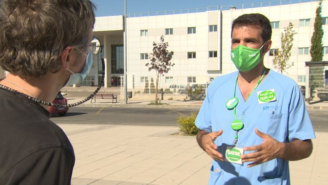 Jesús García, portavoz del sindicato de enfermeros de Madrid (SATSE)