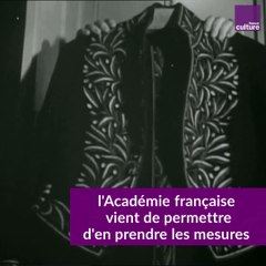 Costume, épée et bicorne pour trois nouveaux immortels, le 5 février 1953