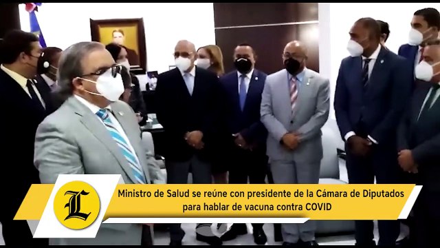 Ministro de Salud se reúne con presidente de la Cámara de Diputados para hablar de vacuna contra COVID