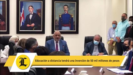 Educación a distancia tendrá una inversión de 50 mil millones de pesos