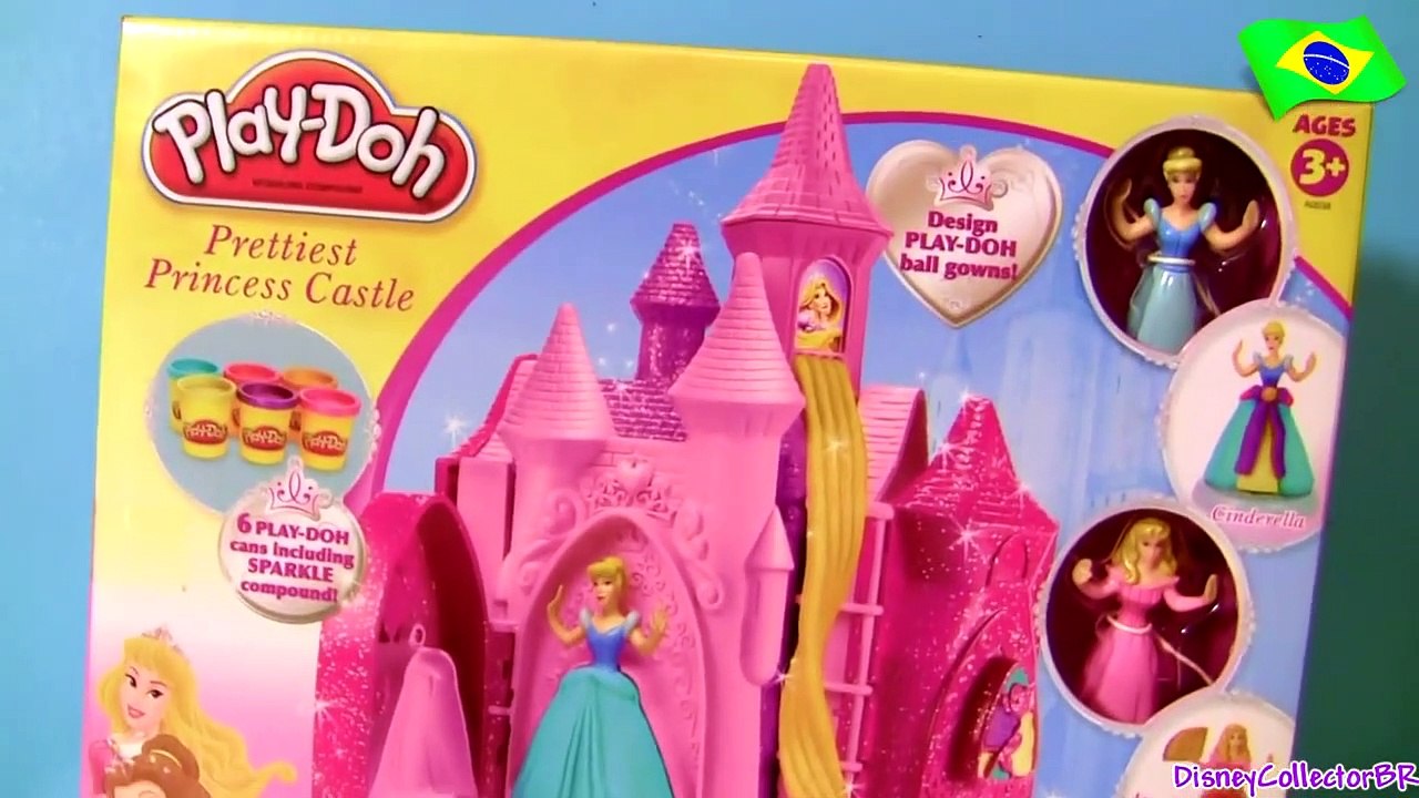 Play Doh Disney Prettiest Princess Castle Playset O Castelo Mais Lindo