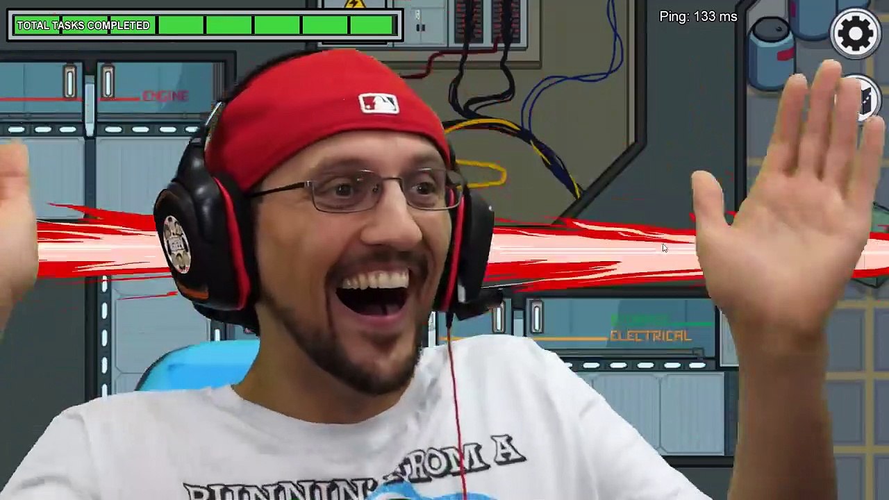 DanTDM FGTeeV AMONG US- Stream Sniping DanTDM the Imposter LIVE Youtuber Collab 2