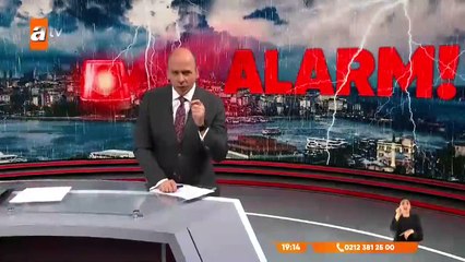 Dolu alarmı!