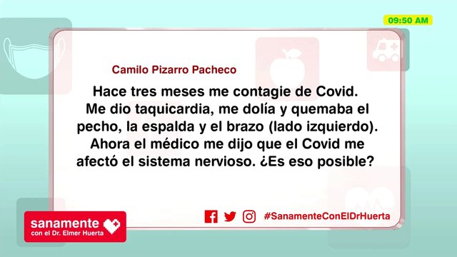 ¿El Covid-19 afecta el sistema nervioso? | Sanamente con el Doctor Elmer Huerta (HOY)