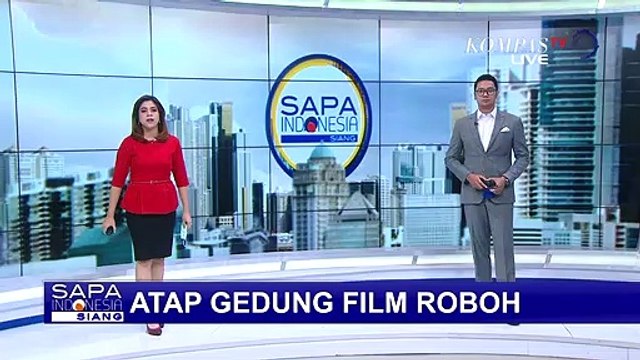 Atap Gedung Lembaga Sensor Film Roboh, 1 Mobil Tertimpa Puing