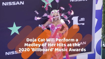 Doja Cat Plays At This Years Billboard Awards