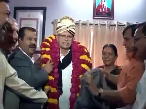 Gujarat CM reaches folk singer Bhikhudan Gadhvi's home in Junagadh