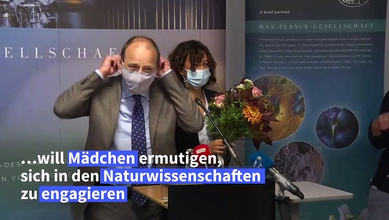 Chemie-Nobelpreisträgerin Charpentier will Mädchen ermutigen