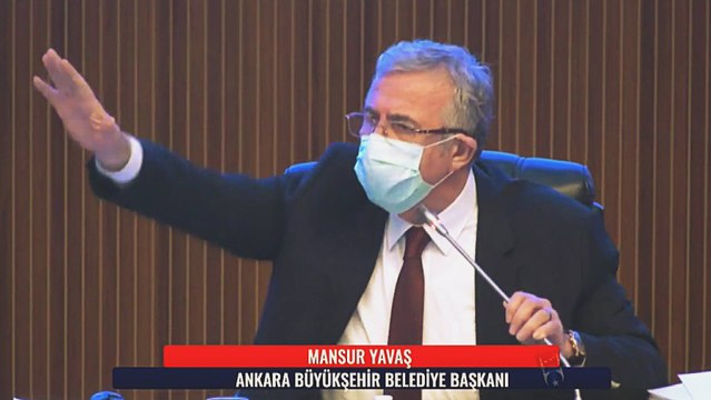 Mansur Yavaş'tan söz almadan konuşan AKP'li meclis üyesine: ''Ben de seni reddediyorum söz vermeden konuşamazsın!''