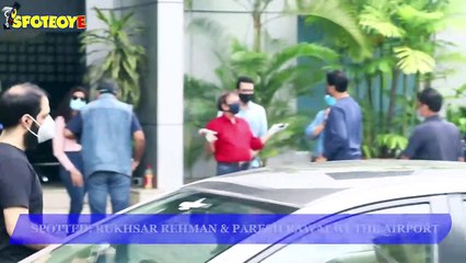 Spotted: Rukhsar Rehman and Paresh Rawal At the Airport | SpotboyE