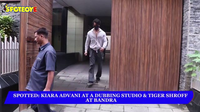 Spotted: Tiger Shroff at Bandra & Kiara Advani at a Dubbing Studio | SpotboyE