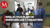 Ante paso de huracán 'Delta', 18 hospitales del IMSS trabajan al 100%