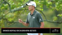 Shriners Hospital for Children Open: PGA Odds, Best Bets, Longshots and Sharp Action