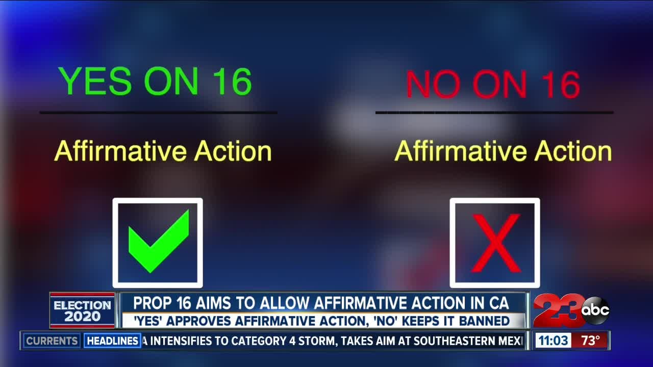 Prop 16 Yes or No on bringing affirmative action back to California