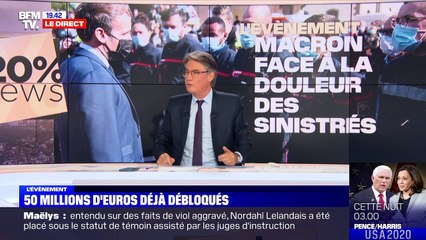 Emmanuel Macron face à la douleur des sinistrés (3/4) - 07/10