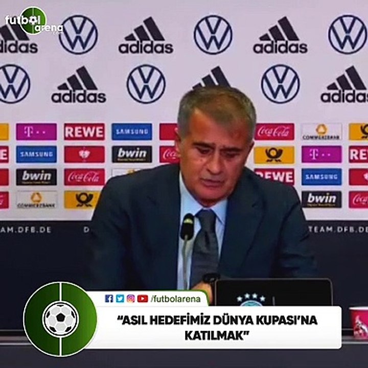 Şenol Güneş: "Asıl hedefimiz Dünya Kupası'na katılmak"