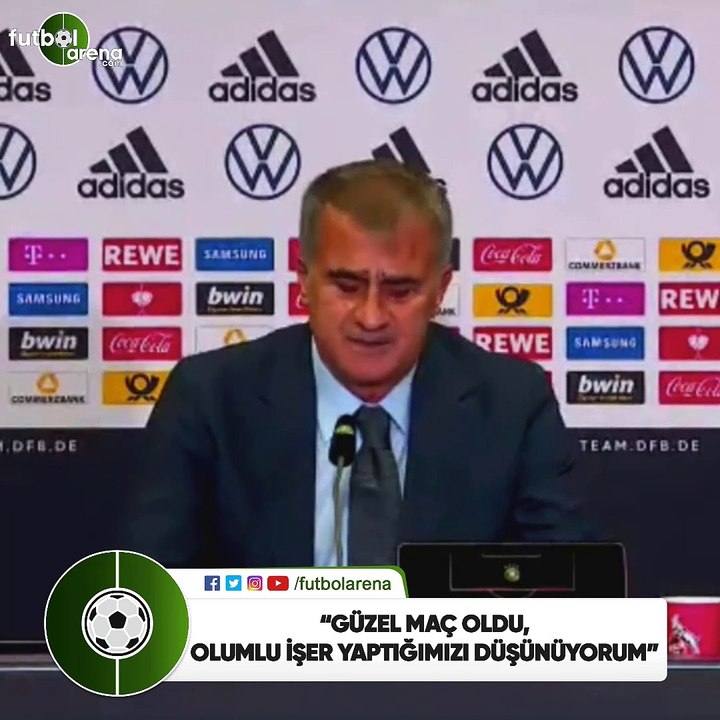 Şenol Güneş: "Güzel maç oldu, olumlu işler yaptığımızı düşünüyorum"