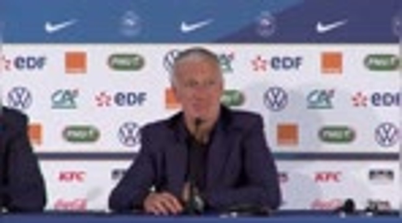 Amical - Deschamps : "Giroud ? Je ne lui ferai pas de cadeaux pour autant"