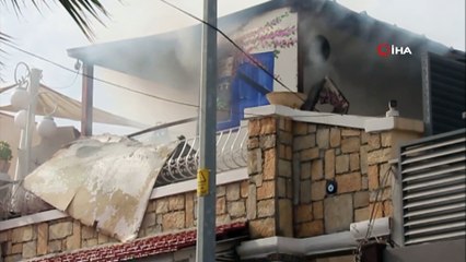 Yardım etmeye gitti, dükkanının yandığını görünce şok yaşadı