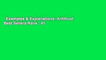 Examples & Explanations: Antitrust  Best Sellers Rank : #5