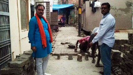 खराब पड़ी सड़कों का कराया जा रहा निर्माण