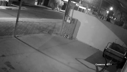 Câmera de segurança registra carreta de carga sendo furtada no Bairro Brasília