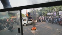 Unos 300 detenidos en la segunda jornada de protestas laborales en Indonesia