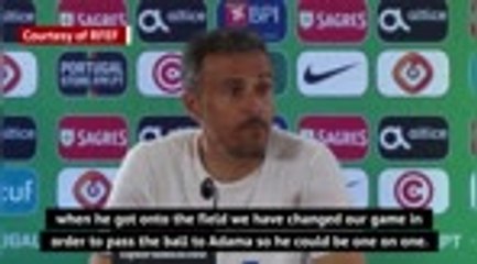 Enrique excited by Traore's performance against Portugal