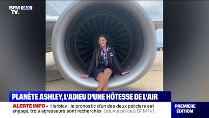 L'adieu d'une hôtesse de l'air licenciée à cause de la crise économique