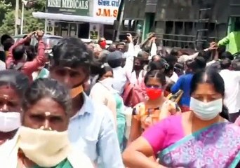 நிரம்பி வழியும் பஸ்கள்.. கொரோனா அச்சமின்றி பயணிக்கும் மக்கள் - வீடியோ