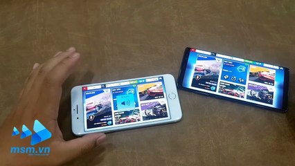 IPhone 7 Plus VS Galaxy Note 8 về tốc độ và chơi game | Pupg, Asphalt 8...