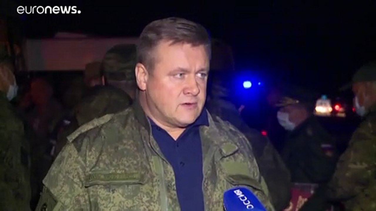 Feuer in russischem Munitionsdepot - Zivilschutz räumt Dörfer