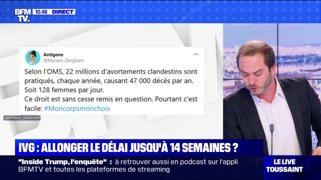 Faut-il allonger le délai de l'IVG à 14 semaines?