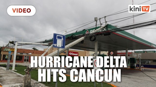 Hurricane Delta rips through Cancun, but damage less than feared