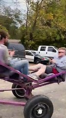 G-Force Training Machine Towed Behind Truck