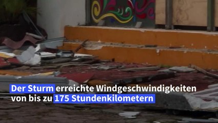 Hurrikan "Delta" wütet in Cancun