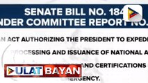 Senate Bill 1844, isinusulong vs. red tape;   Mga senador, sinabing malaki ang maitutulong ng panukala sa pagbangon ng ekonomiya