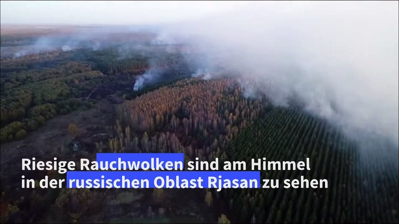 Russland: Explosion in Munitionsdepot löst Flächenbrand aus