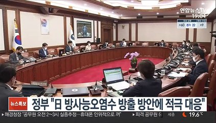 정부 "日 방사능오염수 방출 방안에 적극 대응"