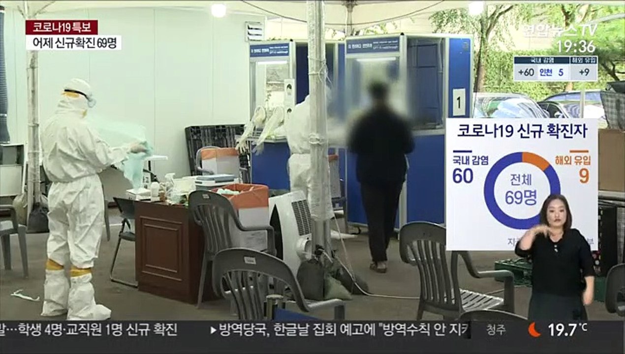 신규 확진 다시 두 자릿수…"한글날 집회 감염 우려"