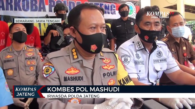 Polda Jateng Musnahkan 8,1 Kg Sabu Dan 5.708 Butir Ekstasi