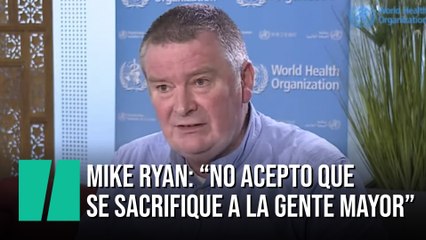 La OMS: "Es inaceptable sacrificar a gente mayor para buscar la inmunidad grupal"
