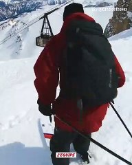 Candide Thovex s'amuse à Courchevel