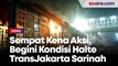 Halte TransJakarta Sarinah Dibakar Massa, Unjuk Rasa Tolak UU Omnibus Law Cipta Kerja