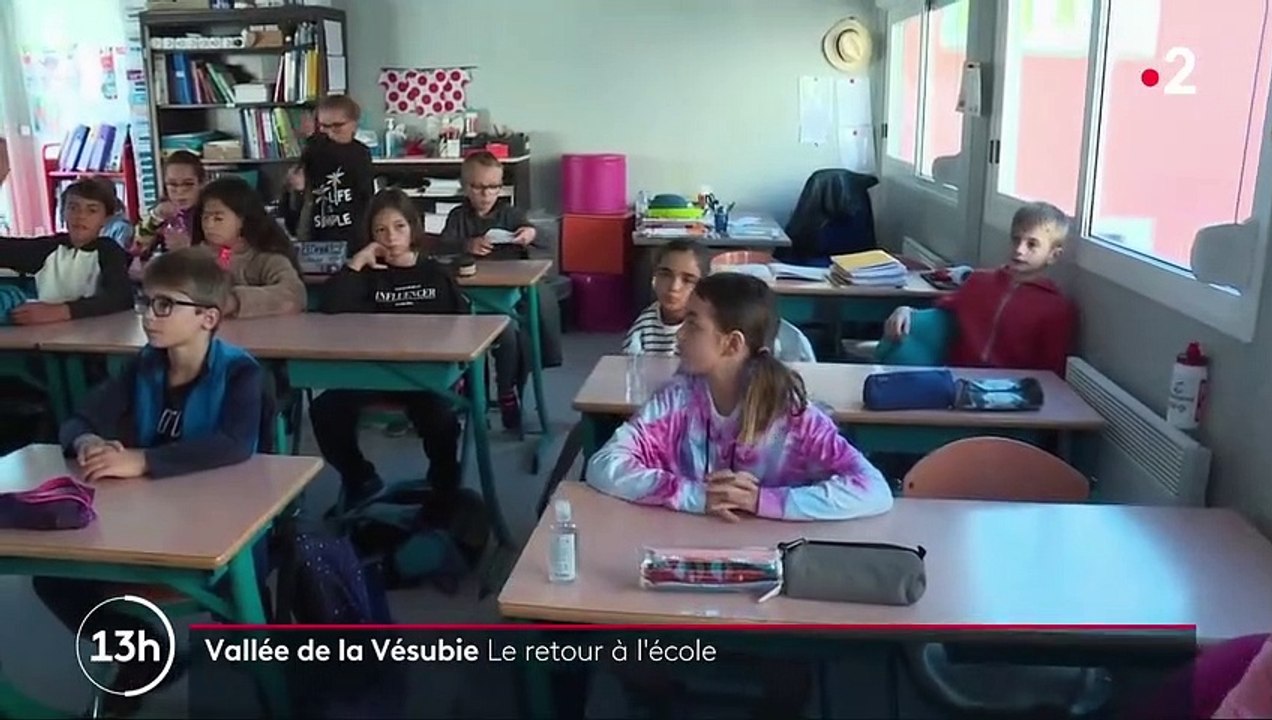 Tempête Alex : dans les Alpes-Maritimes, les enfants retrouvent les bancs de l'école